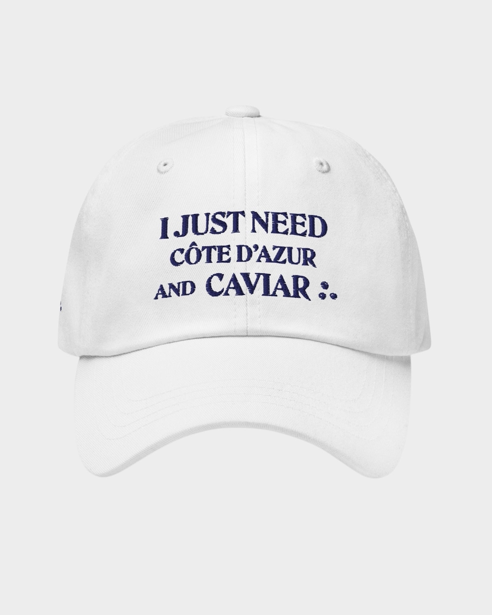 Casquette Brodée I Need Caviar