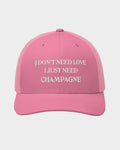 Casquette Brodée Champagne - Rose